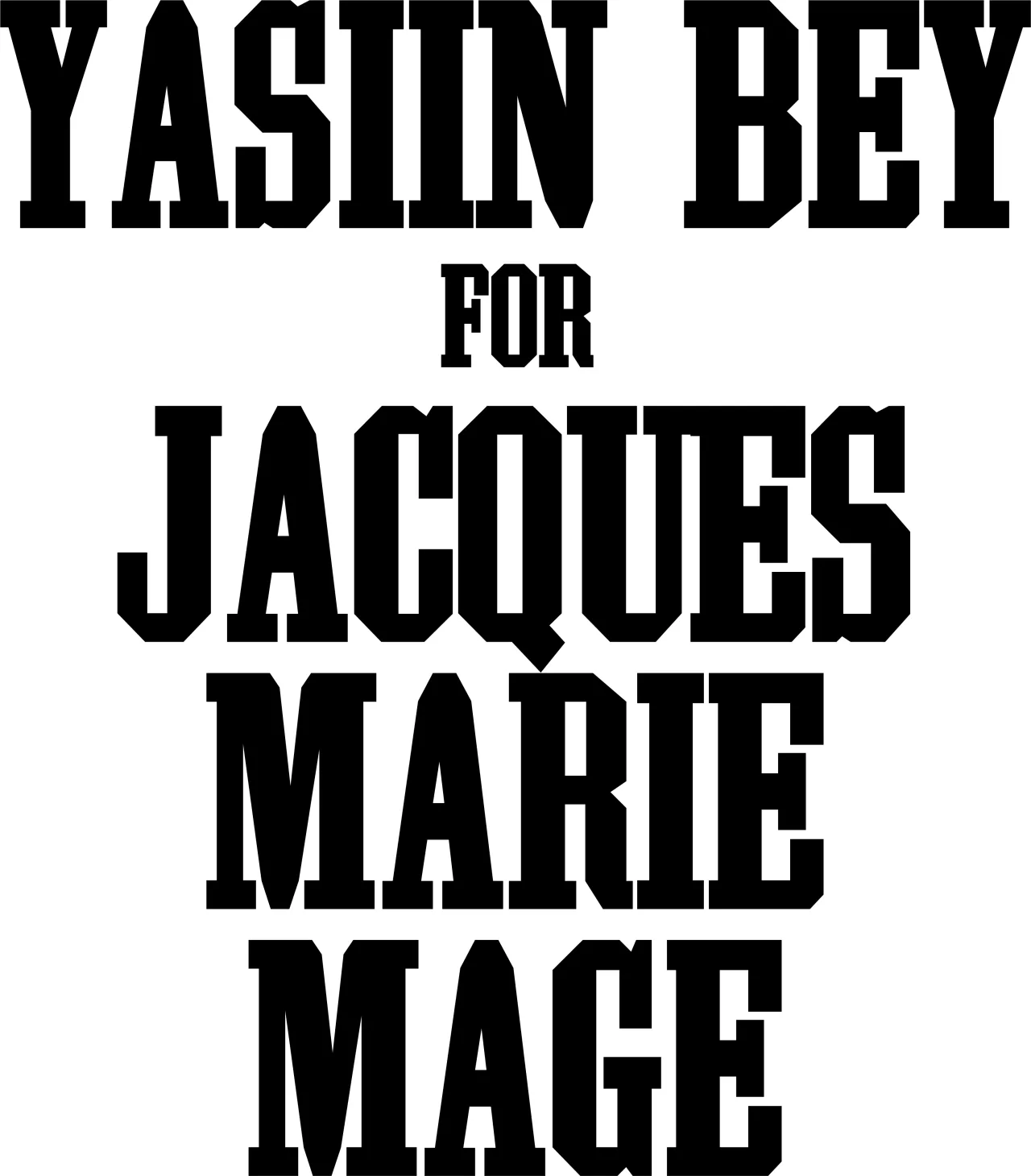YASIIN BEY COLLECTION CAMPAIGN FOR JACQUES MARIE MAGE, 2025